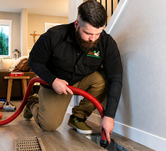 Professional air duct cleaning improving indoor air quality