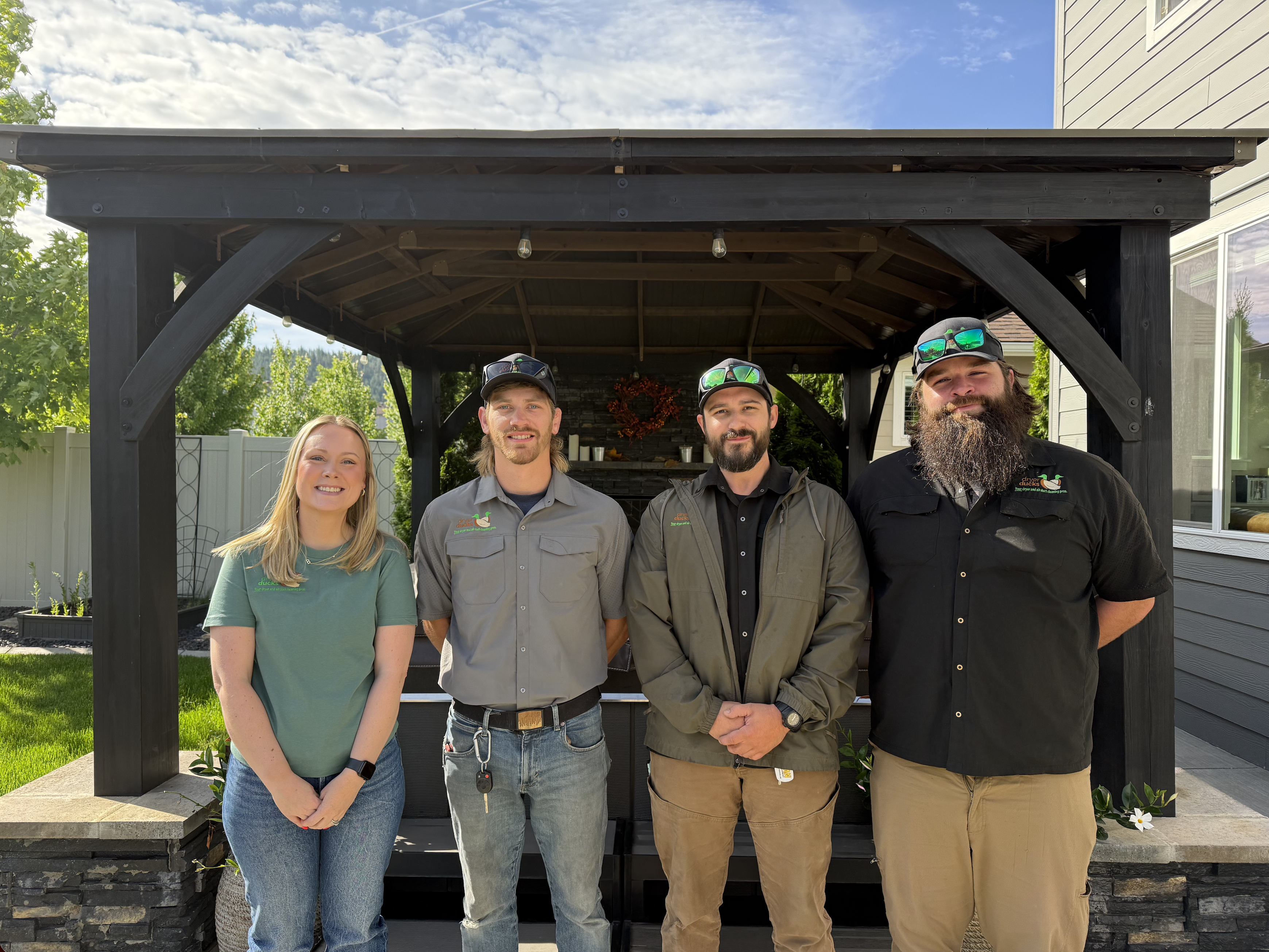 Dryer Ducks technician at work